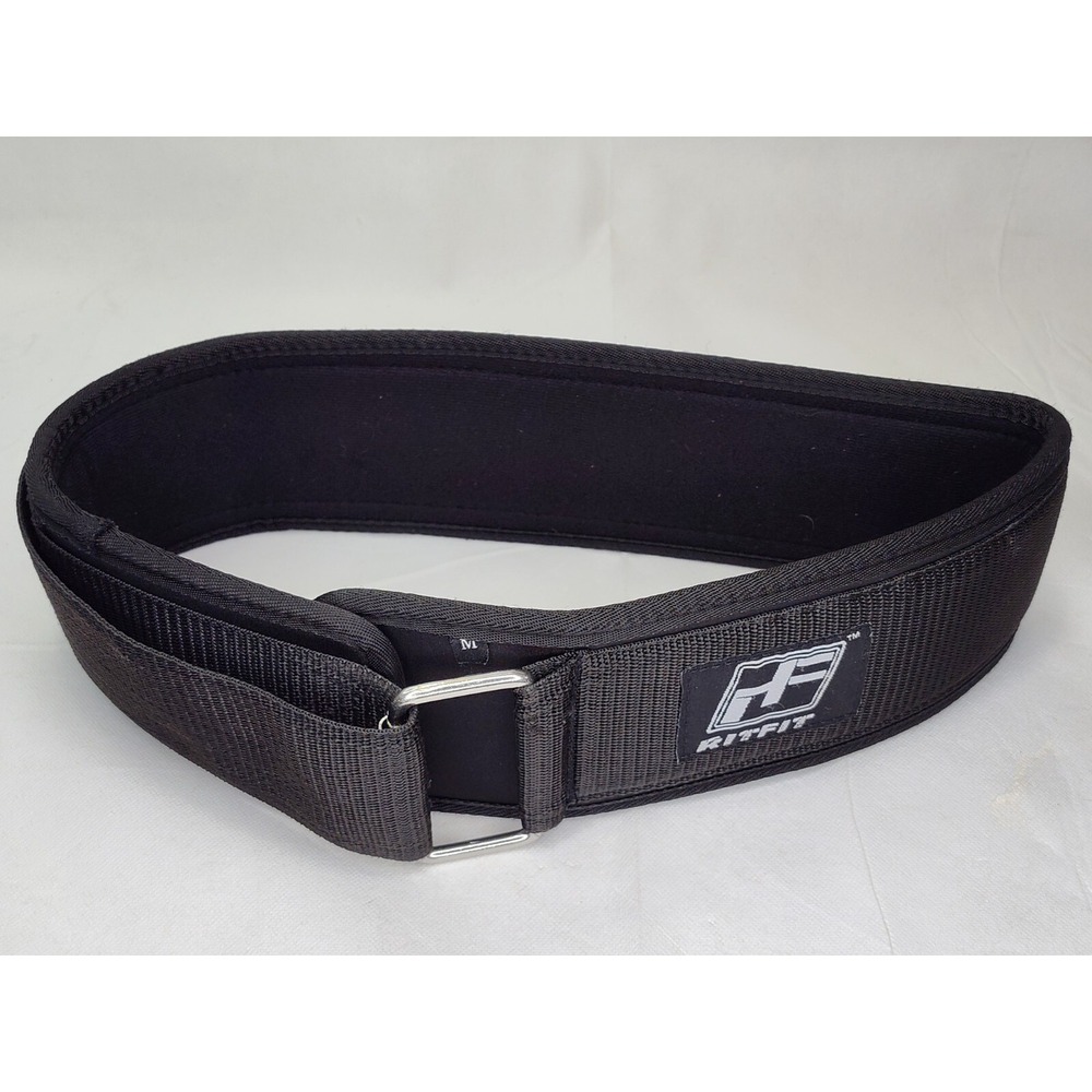 RITFIT Weight Lifting Belt Medium Heavy Protection Black 6" Tall 👀📸SEE📸‎
